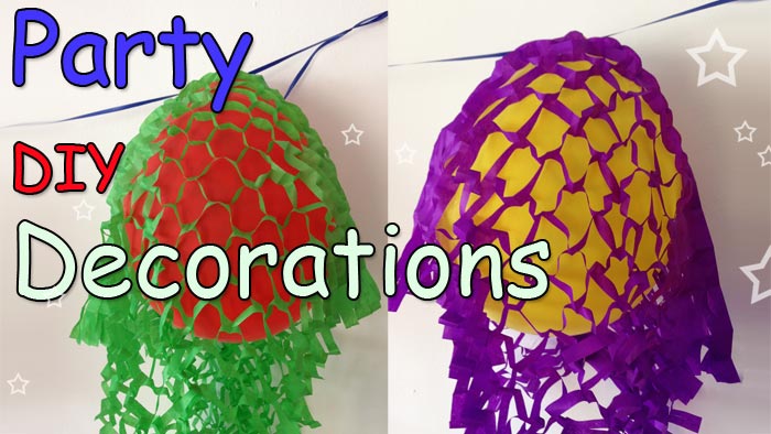 Party DIY Decorations - Decorated Balloons Garland