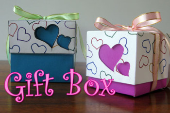 hearts gift box