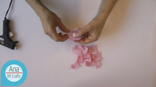 Baking cup flowers