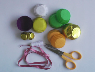 Baking cup Garland