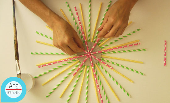 Straws ornament