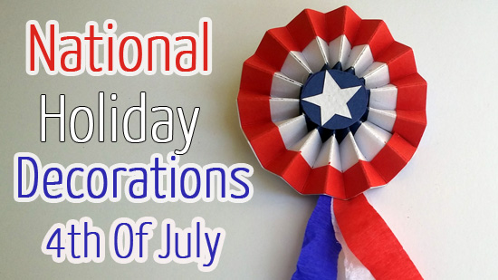 National Holiday Decorations - Rosette