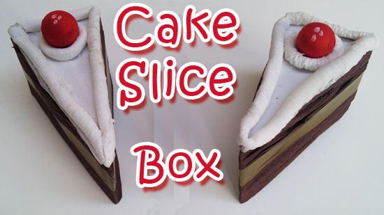 Cake Slice Favor Box