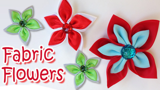 How to make Fabric flowers