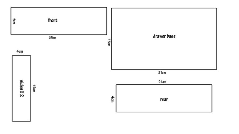 Desk Organizer diagram parts – Ana|Diy Crafts