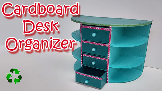 Cardboard Desk Organizer Ana Diy Crafts - Desk Organizer Diy Cardboard