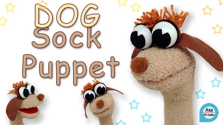 Dog sock Puppet – Ana|Diy Crafts