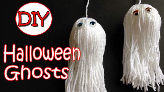 Halloween Decorations – Wool Ghosts – Ana|Diy Crafts